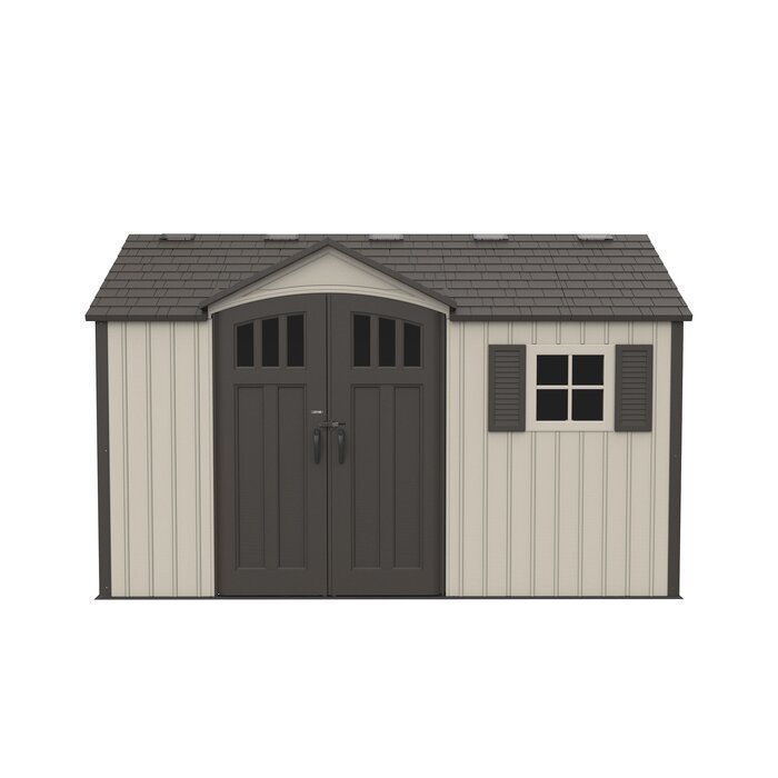 12.5 Ft. W 8 Ft. D Plastic Storage Shed