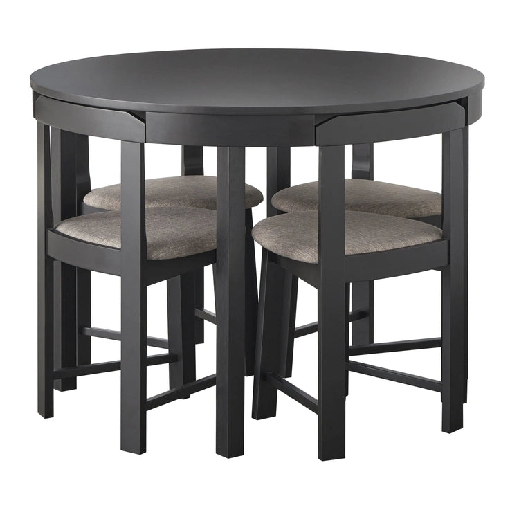 Harrisburg Tobey 5-Piece Compact Round Dining Set