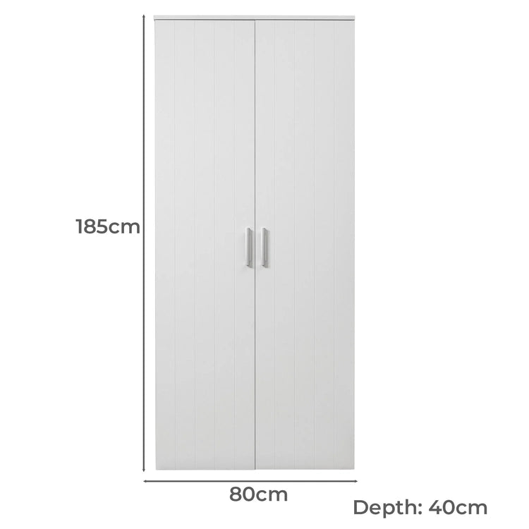 Stockholm Universal Storage Cupboard - Vj Panel - Deco Gold Handle