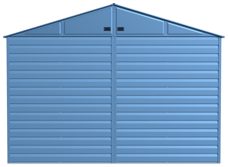 Select Steel Storage Shed, 10x14, Blue Grey