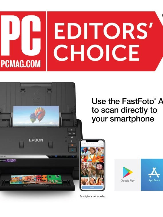 Fastfoto Ff-680W Wireless High-Speed Photo Scanning System - Black