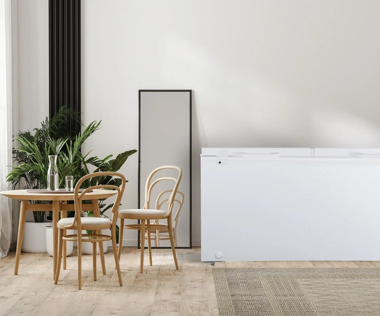 Beach 21 Cu. Ft.. Chest Freezer, Double Doors, HZ9212, White