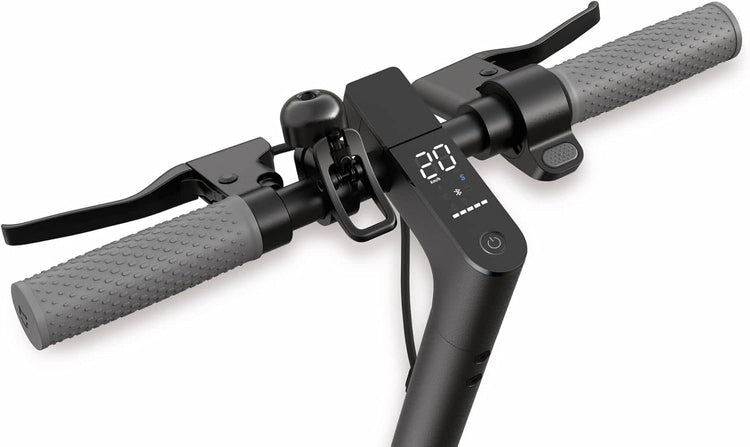 Xiaomi E-Scooter with German Road Legal (Max 20 Km/H, up to 70 Km Range & 25 Percent Incline, Pneumatic Tyres, Dual Brakes, Display, Aluminium Body