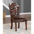 Abeena Traditional Cherry Solid Wood Side Chairs (Set of 2) by