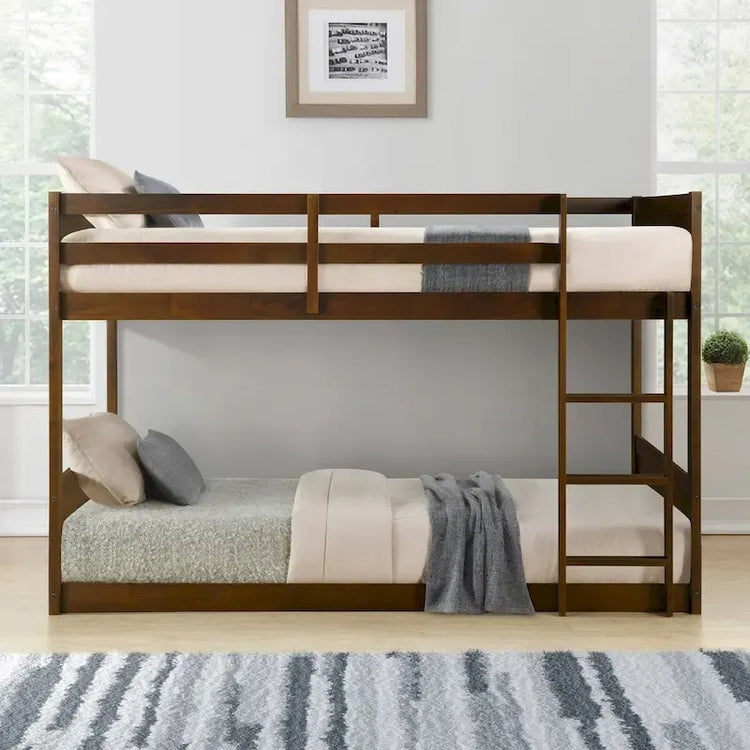 Delphia Low Profile Twin Over Twin Bunk Bed